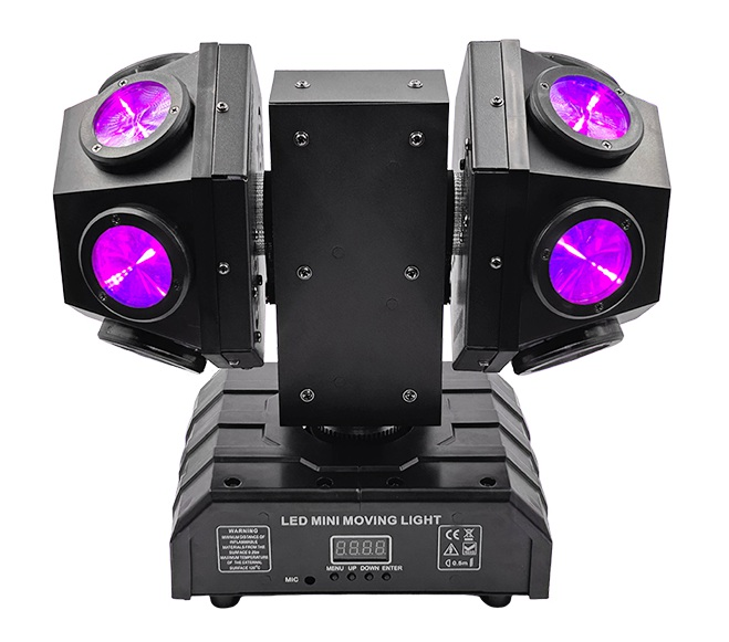 12 LED Double Ball Moving Head Laser Light