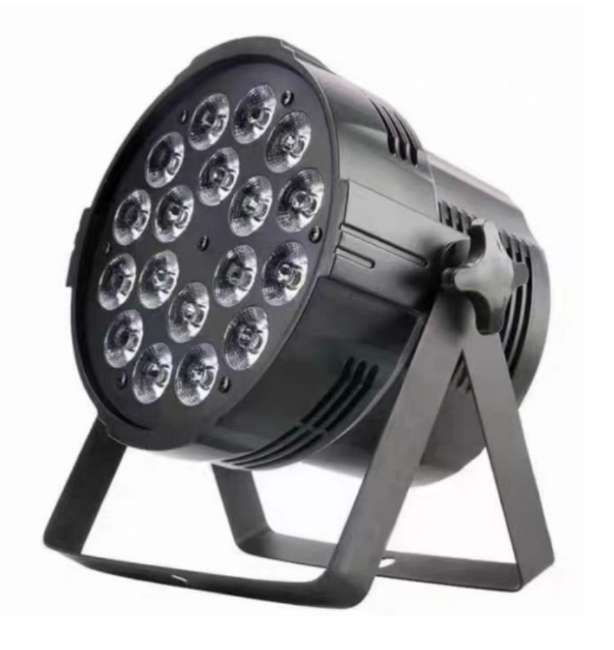 18 par lights, view 1