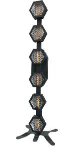 Six retro lamps