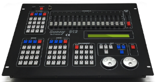 DMX 512 Lighting console